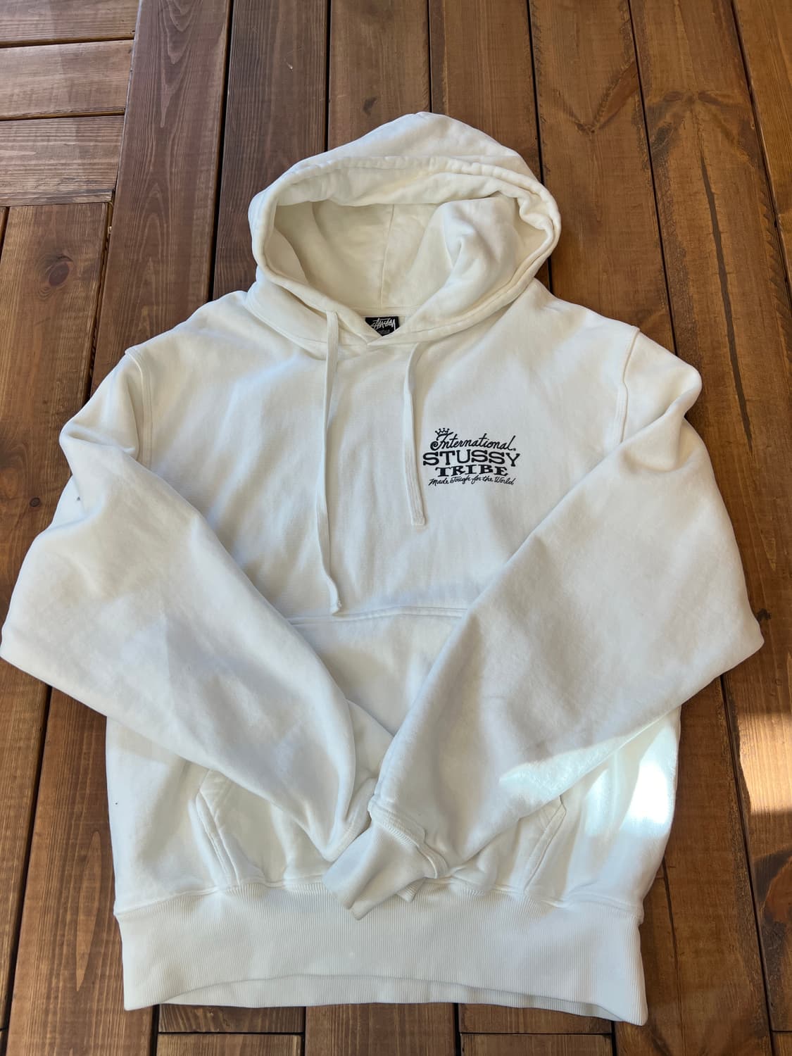 스투시 화이트 로고 후드티 상품이미지6