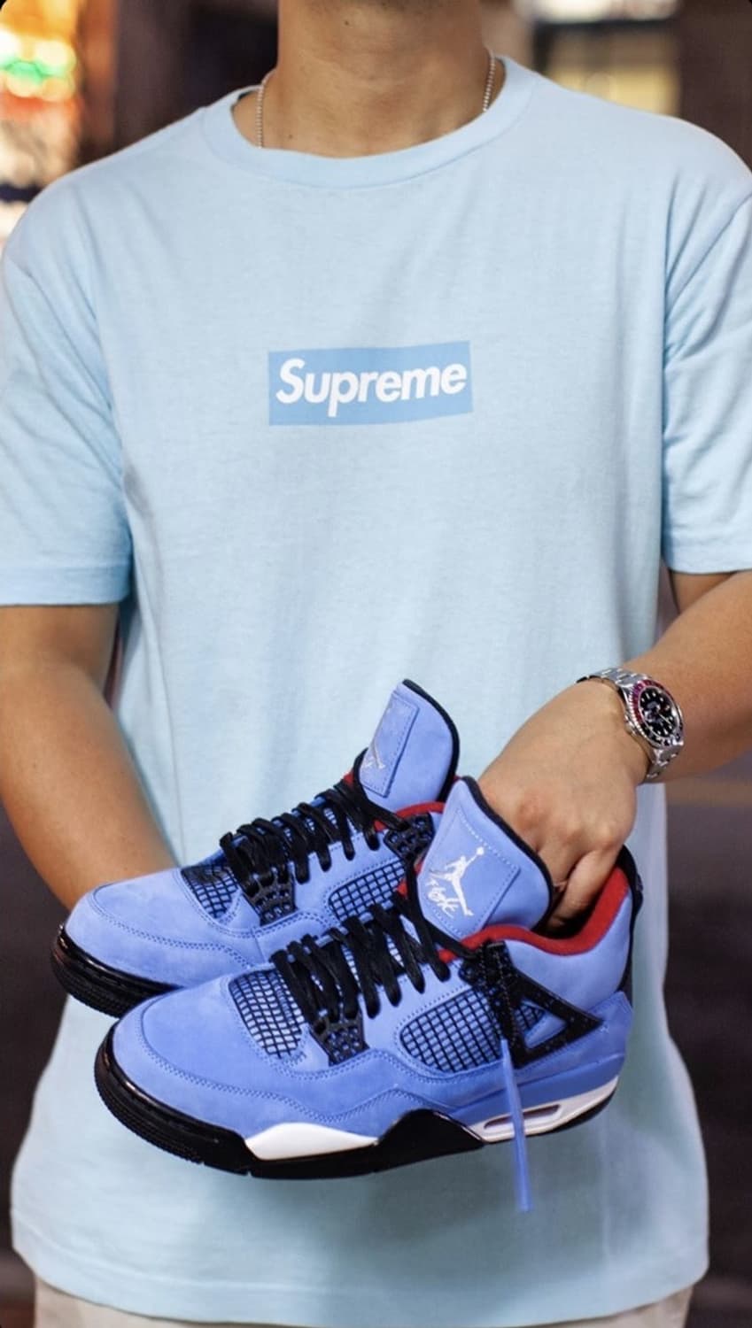 슈프림 2003 스카이블루 박스로고 티셔츠 상품이미지8