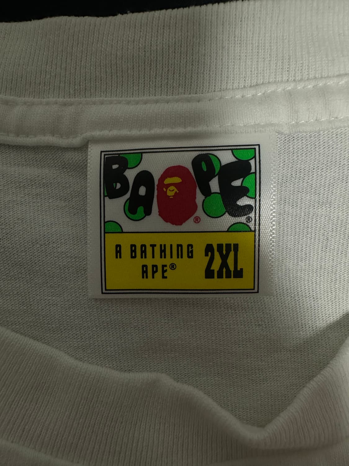 베이프 나고야 반팔티 블루 화이트 2XL 상품이미지3