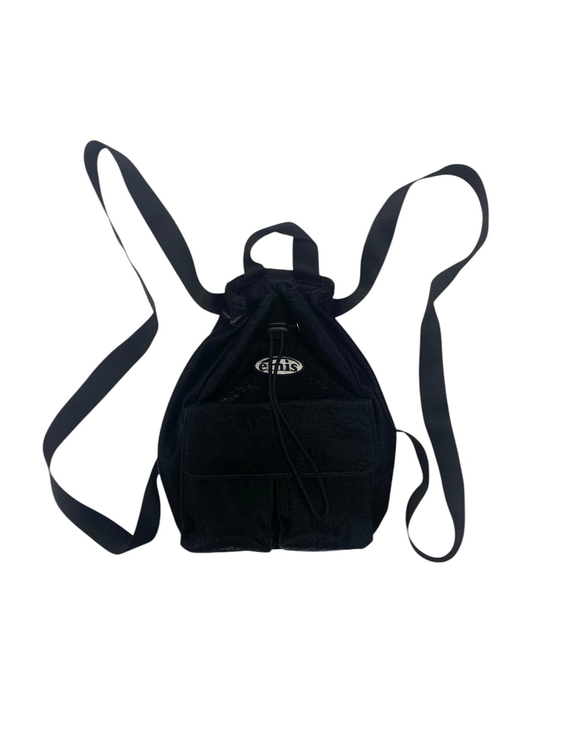 emis 이미스 블랙 드로우스트링 미니백팩 상품이미지1