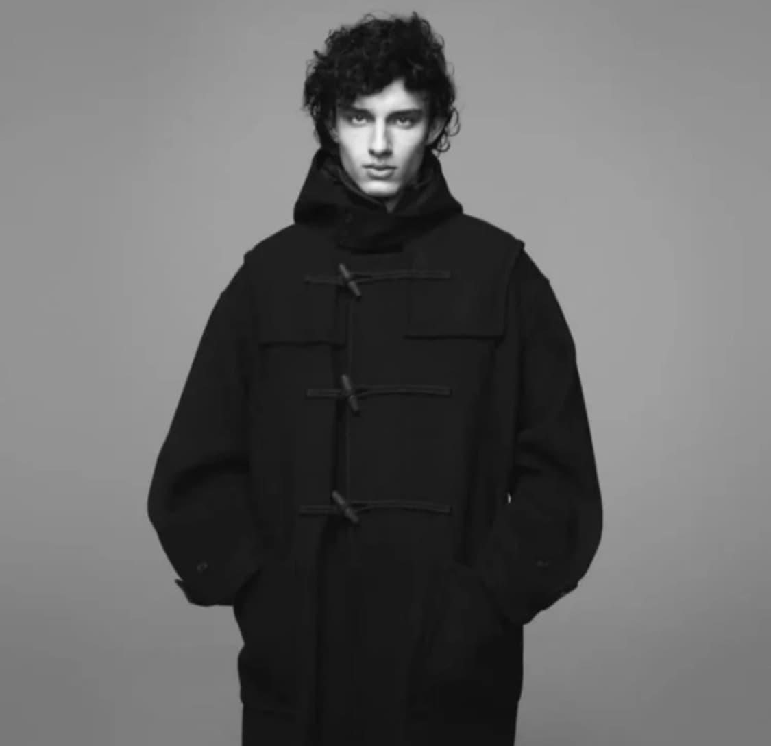 [XL]유니클로 +J 질샌더 더플코트 블랙 상품이미지2