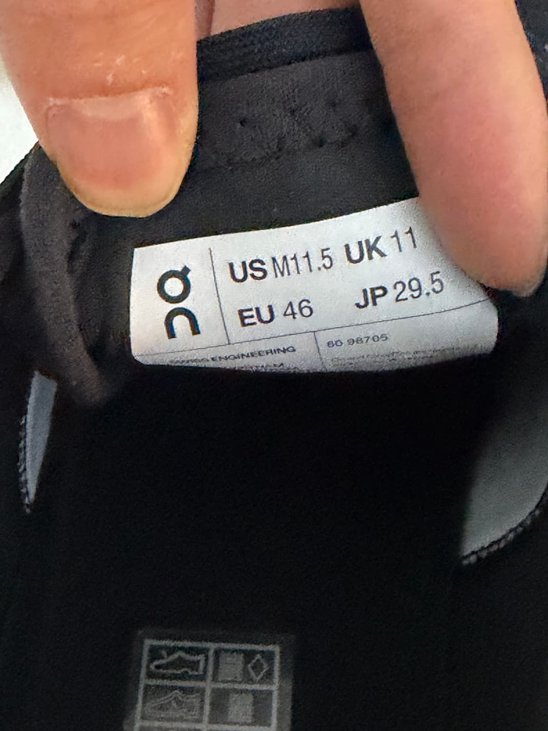 온러닝 클라우드 X 3 블랙 295 판매 상품이미지6