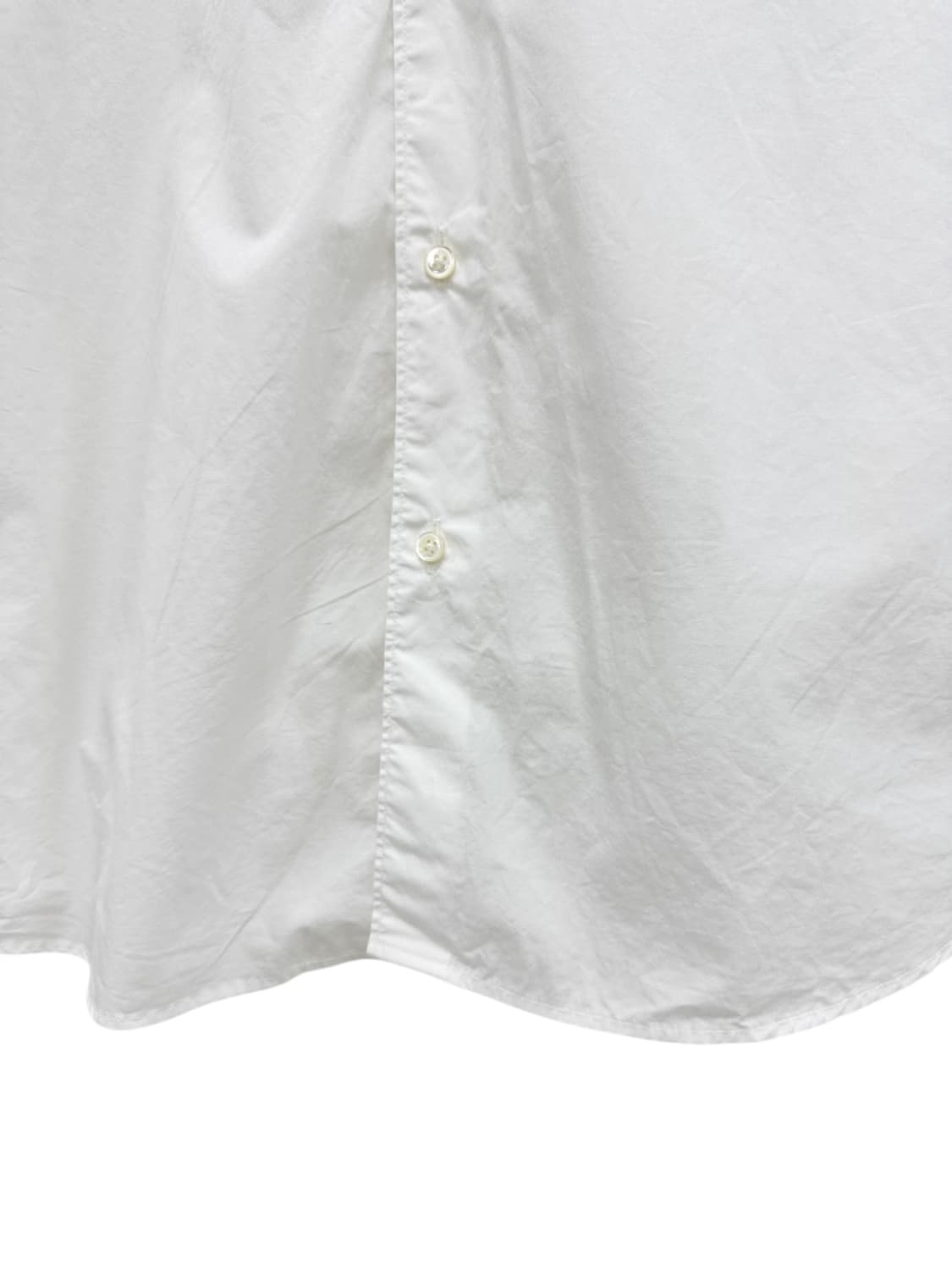 포터리 옥스포드 셔츠 화이트 (5,XL) 상품이미지5