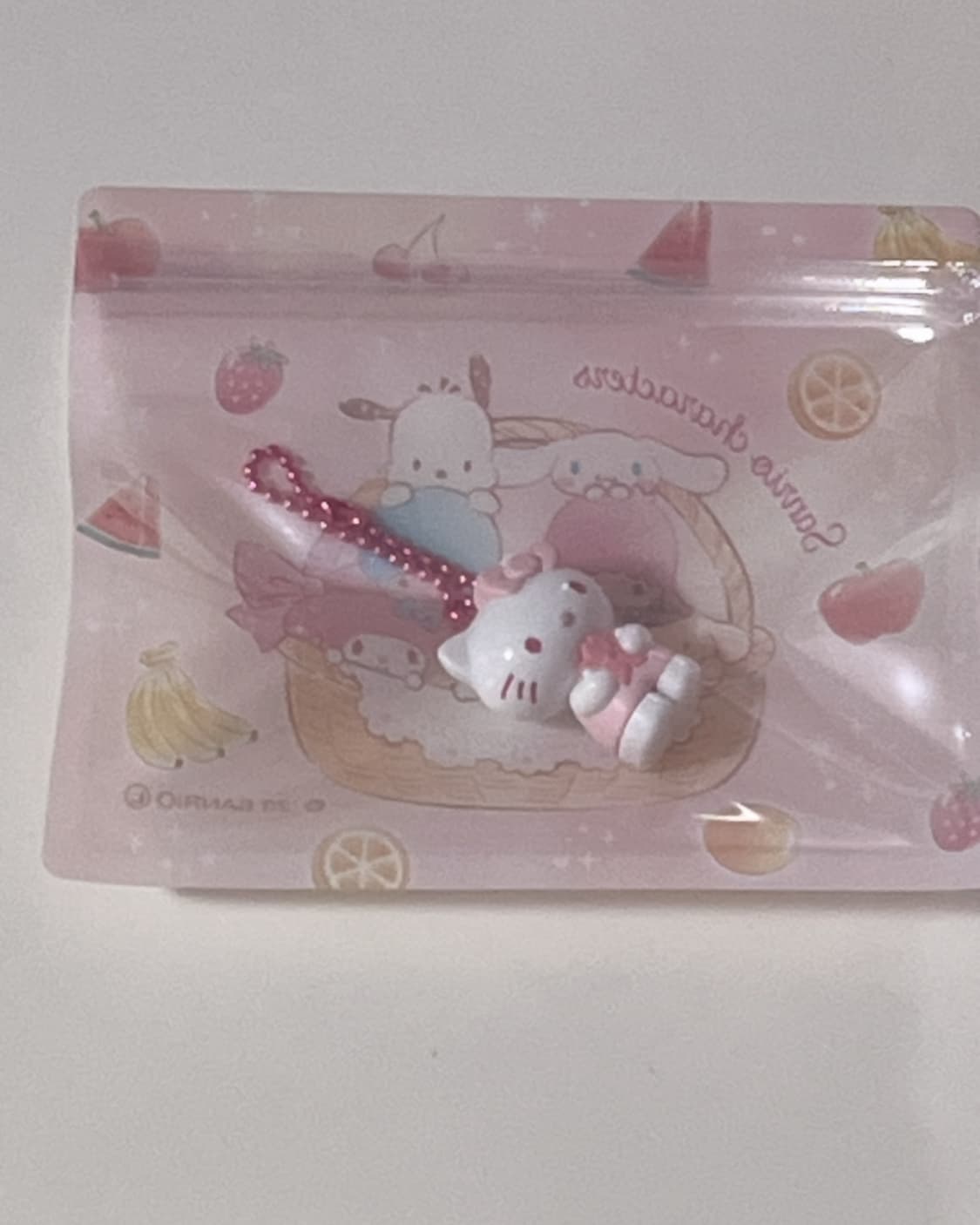 새상품 산리오 키티 벚꽃 가챠키링 상품이미지4