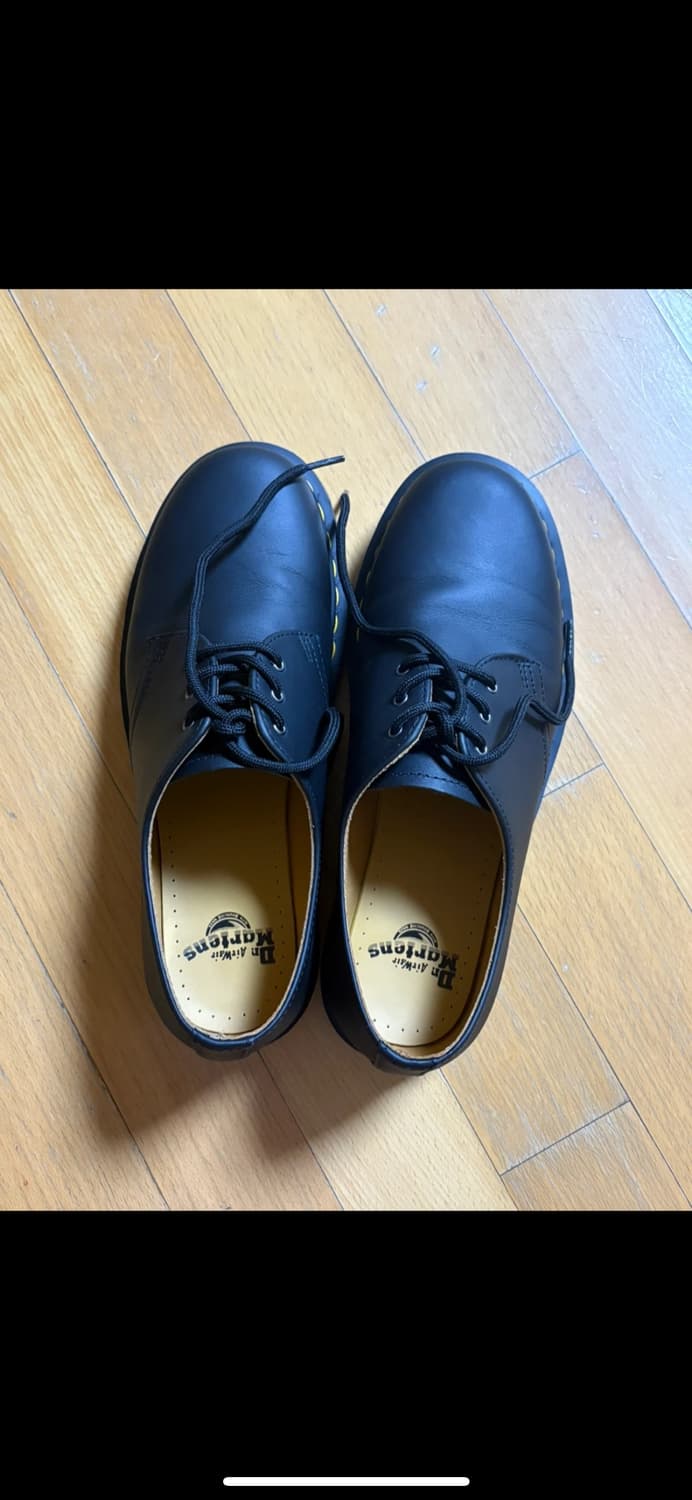 닥터마틴 1461 스무스 블랙 uk8(270) 1회착 상품이미지2