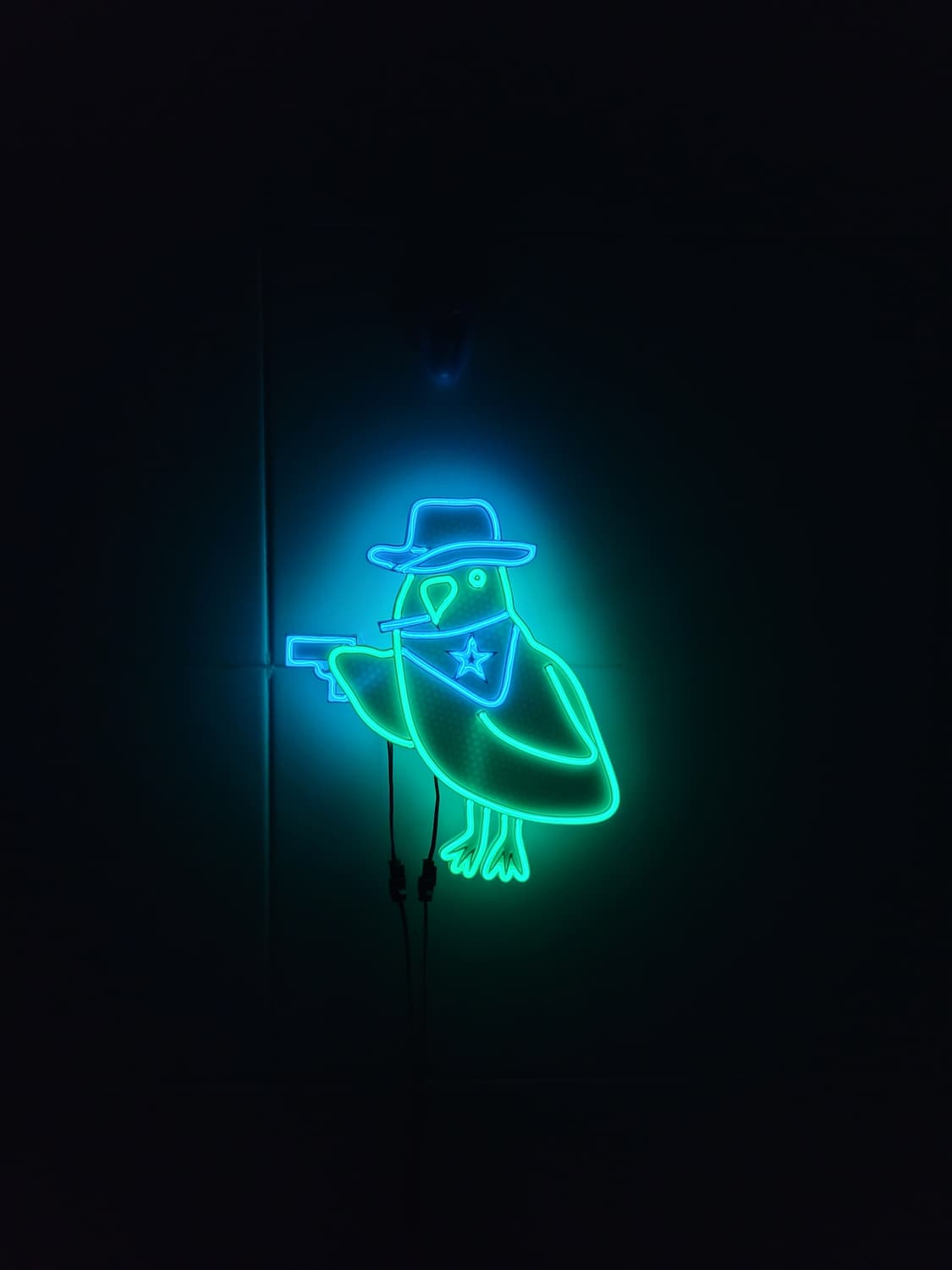 네온사인 앵무새 카우보이2 led 램프 조명 무드등 상품이미지4