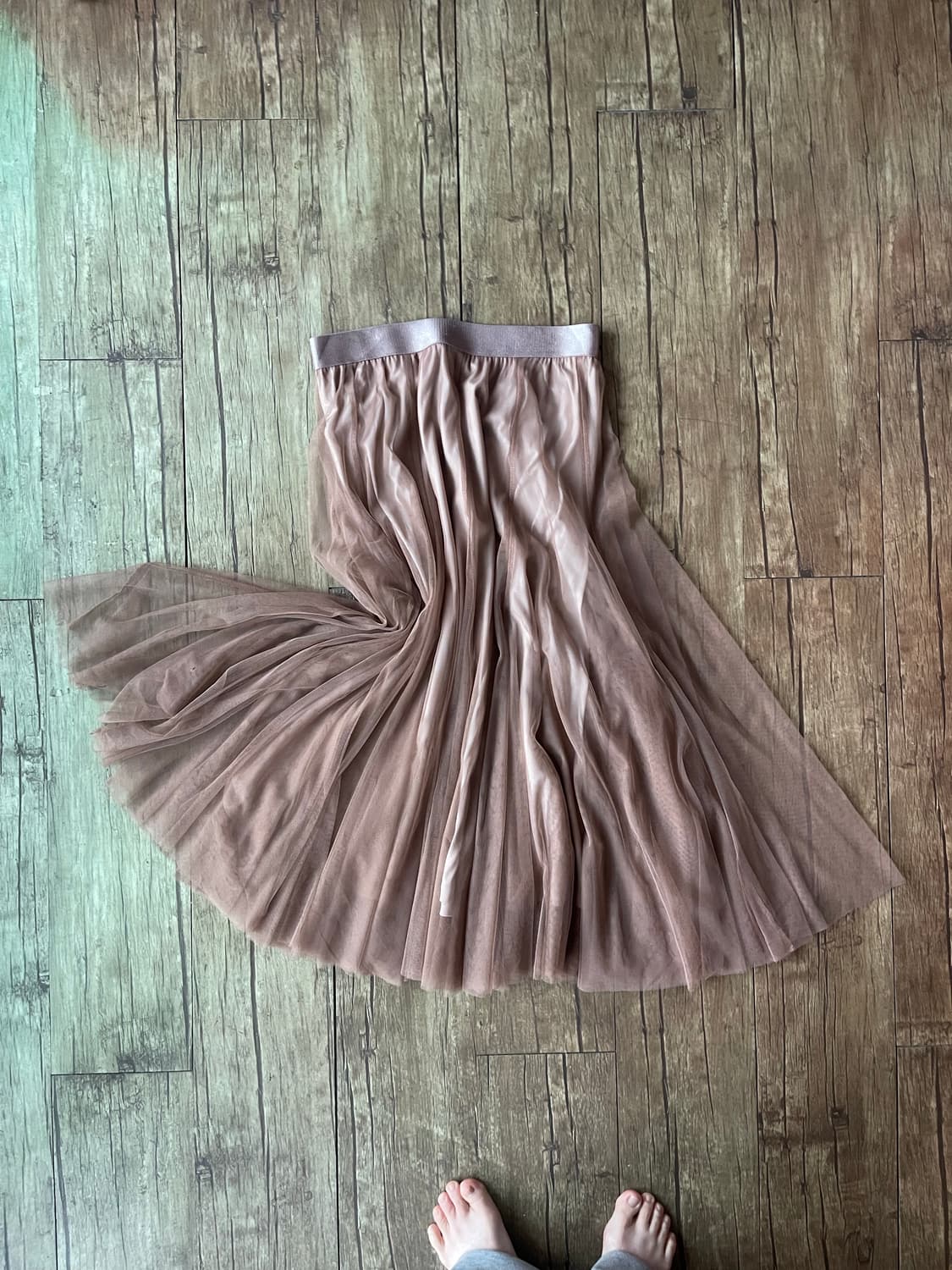 Chiffon Tulle Long Skirt 상품이미지1