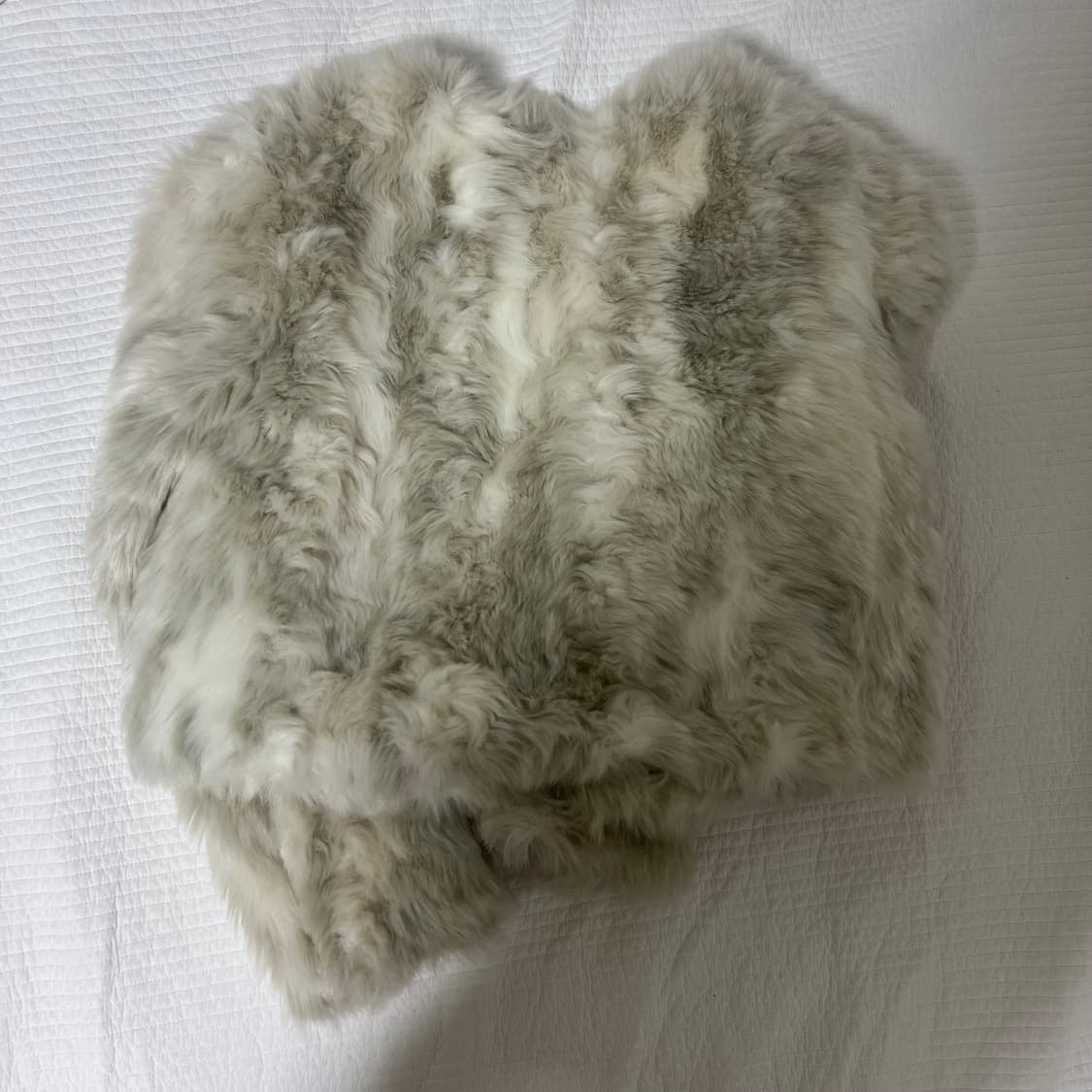 애즈온 퍼자켓 아이보리 상품이미지3