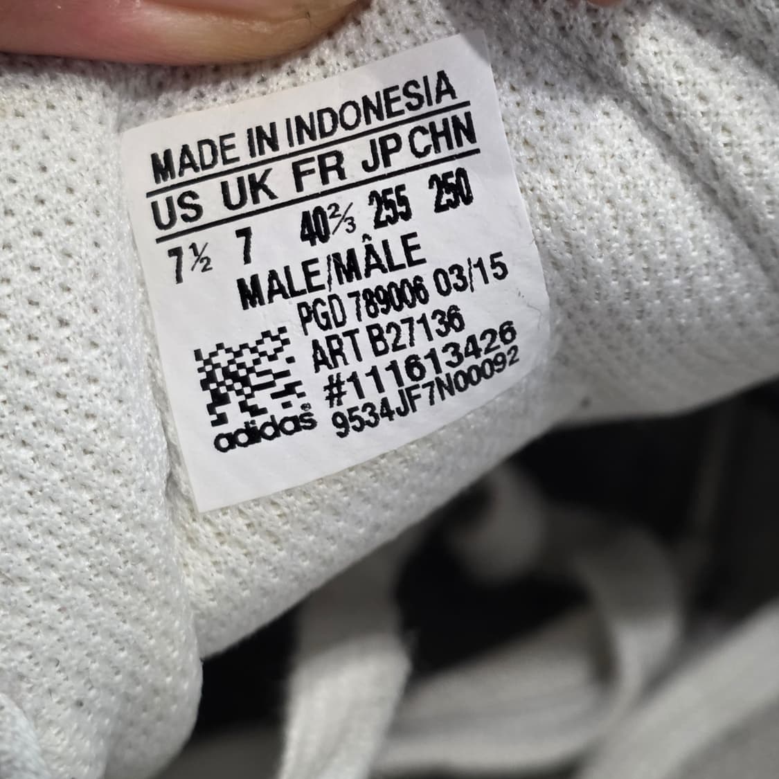 2w-25:아디다스 오리지널스 슈퍼스타 화이트 255cm 상품이미지10