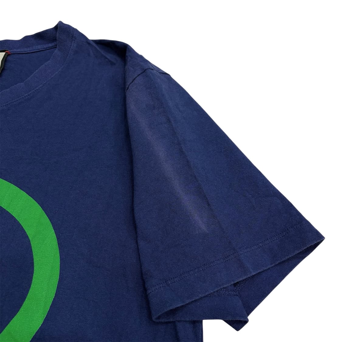 (한글택) 구찌 네이비 반팔 티셔츠 (S) (실측 L-XL 정도) 상품이미지3