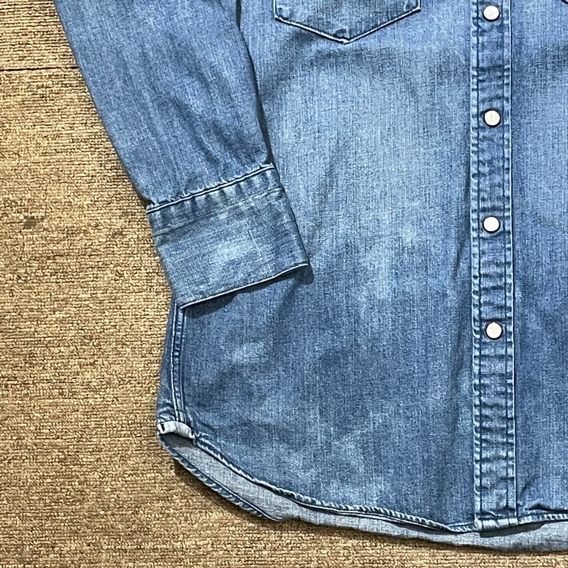 (M) Levi's 리바이스 코튼 데님 셔츠 상품이미지5