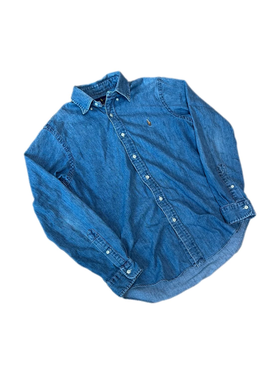 폴로 랄프로렌 신형 슬림핏 데님셔츠 상품이미지1