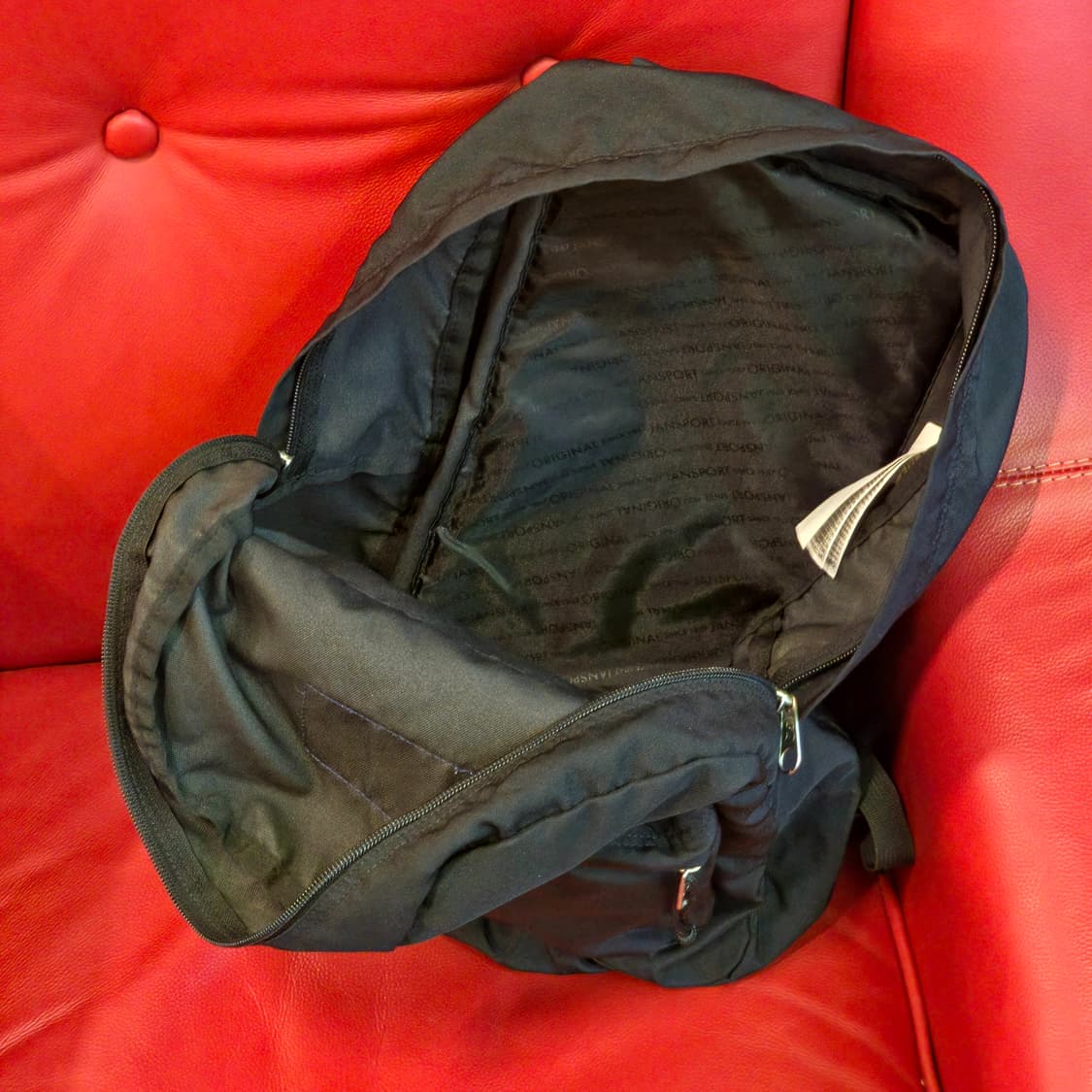 잔스포츠 블랙 백팩 가방 상품이미지8