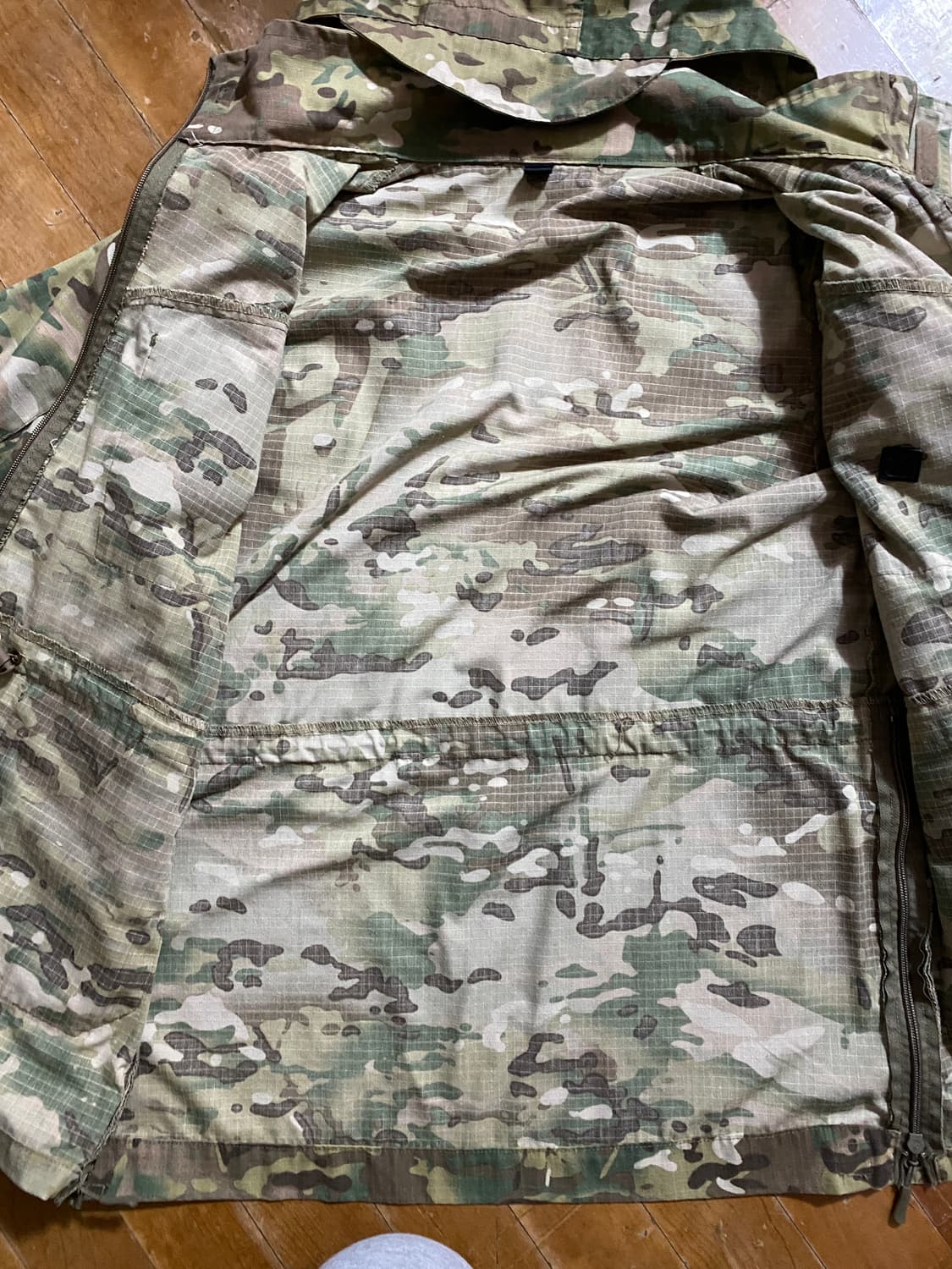 미군 멀티캠 야상 자켓 밀리터리 후드 (105) 상품이미지4