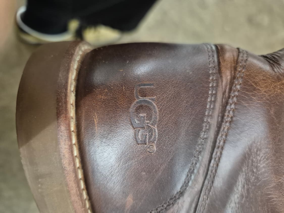 UGG 어그 브라운 가죽 워커 부츠 상품이미지6