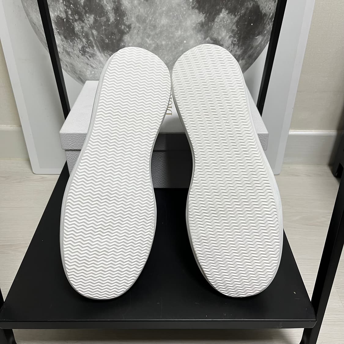 정품 44) 알렉산더 맥퀸 블랙 오버솔 스니커즈 280~285 상품이미지5