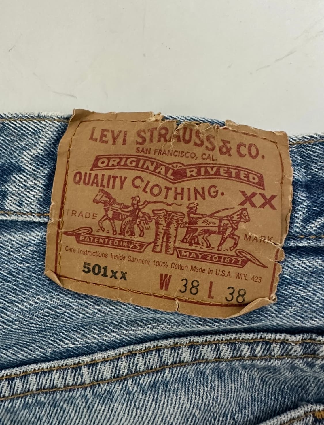 리바이스 501xx 데님 팬츠 상품이미지5