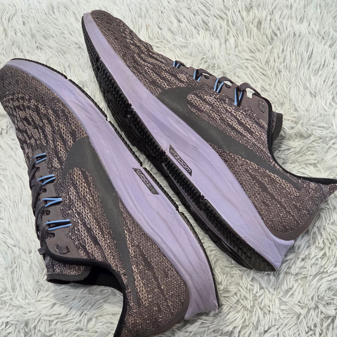 8q-29:나이키 에어 줌 페가수스 35 그레이 (270) 상품이미지8