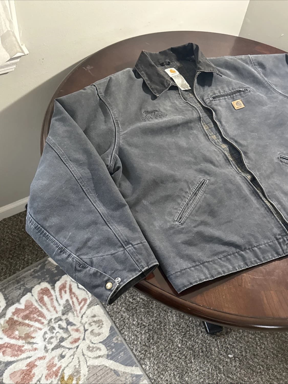 칼하트 J97 빈티지 디트로이트 자켓 청록색 상품이미지2