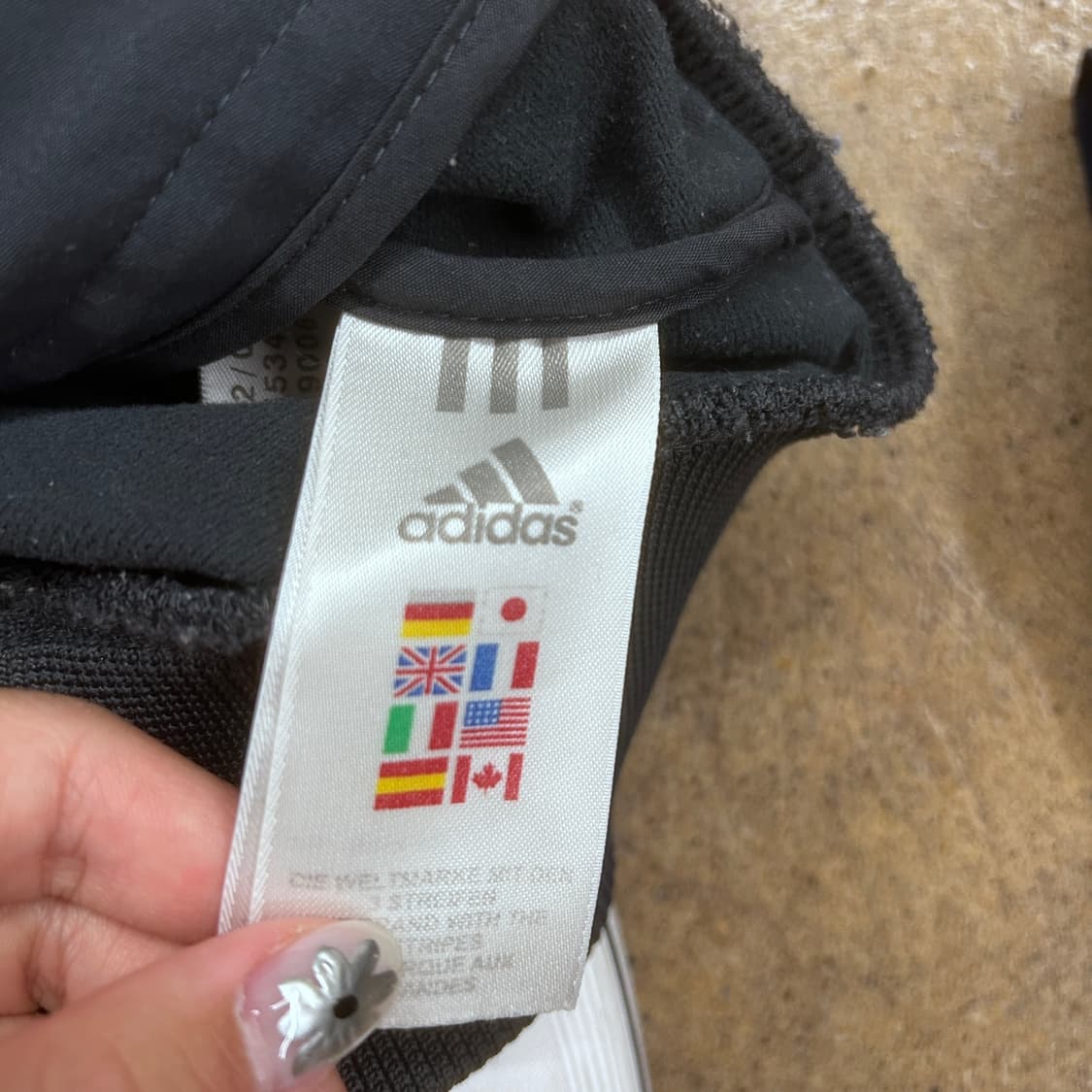 아디다스 회핑 그레이 핑크 져지 점퍼 100 상품이미지6