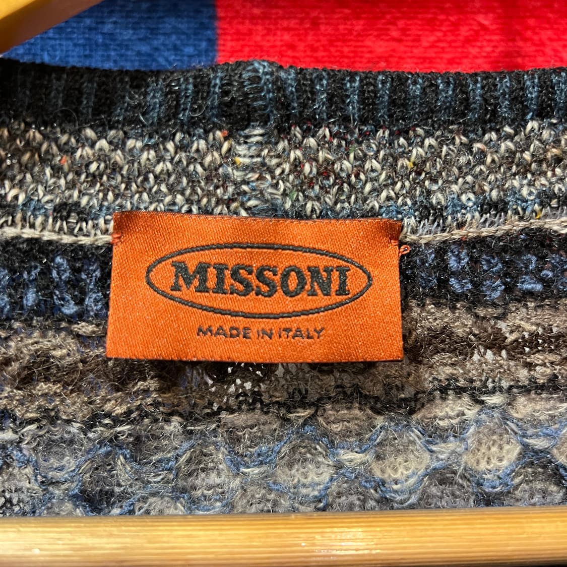 미쏘니 패턴 니트 가디건 상품이미지3