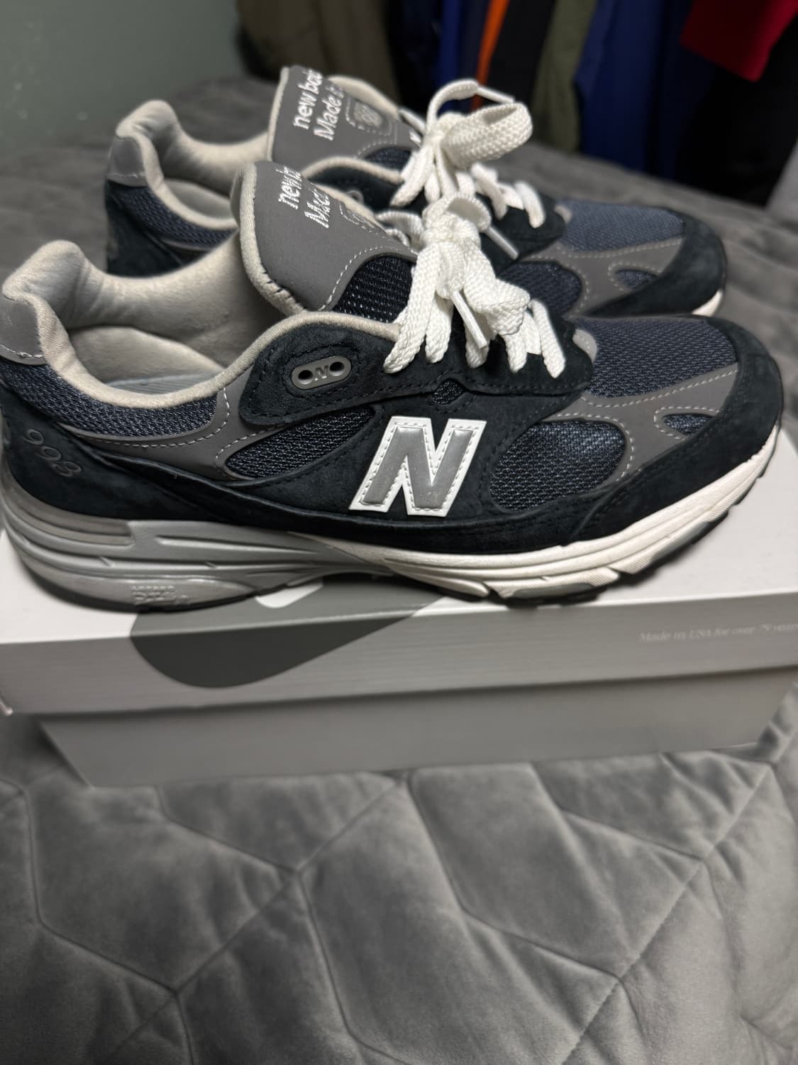 뉴발란스 993 네이비 265 실착 1회 상품이미지3