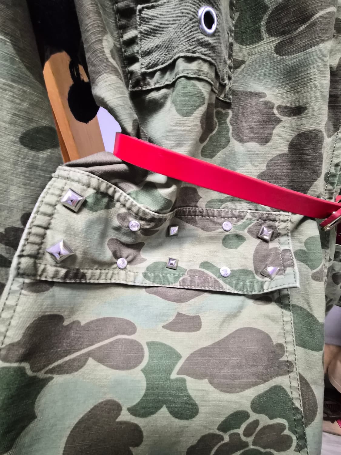 자라 카모 패턴 에스닉 자켓 상품이미지5