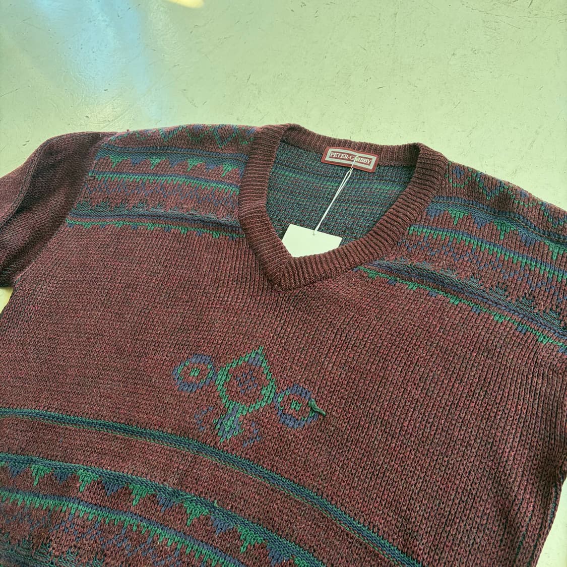 90s Peter Gribby 빈티지 스웨터 니트 M 상품이미지4