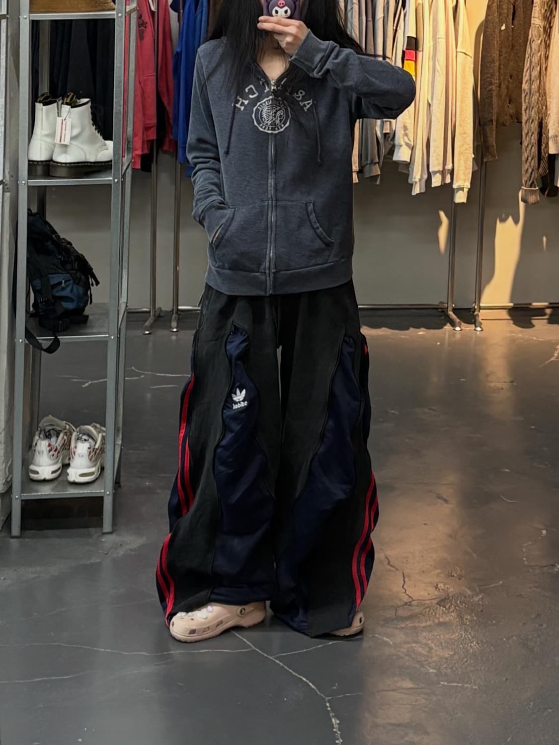 아베크롬비앤피치 네이비 후드집업 A2817 상품이미지1