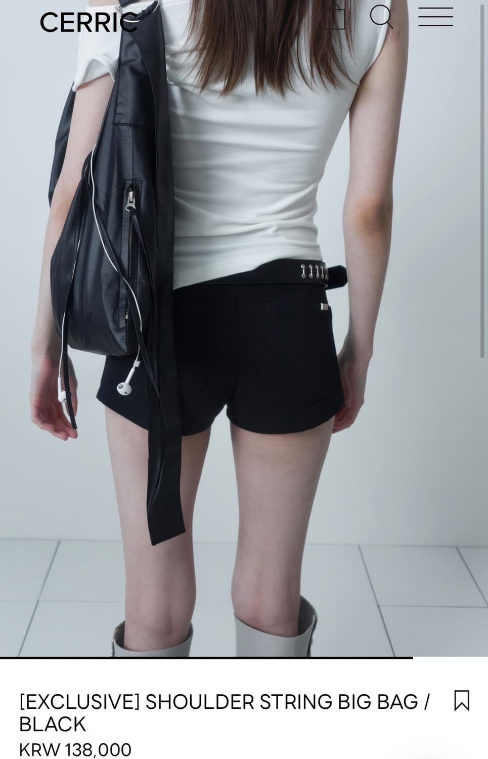CERRIC SHOULDER STRING BIG BAG 세릭숄더백 상품이미지6