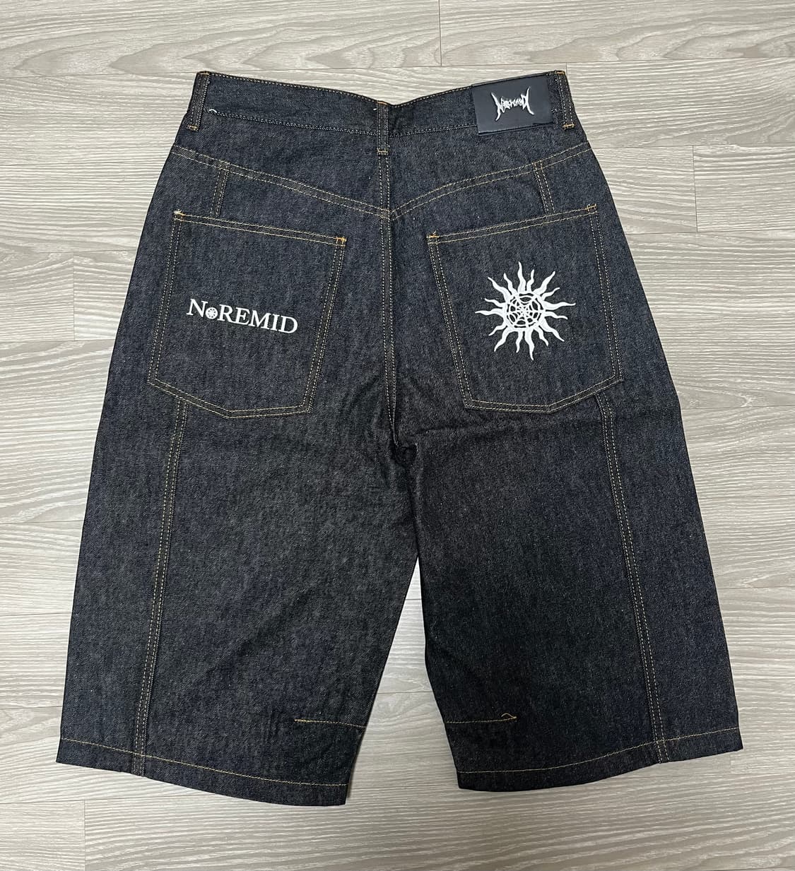 NOREMID RIGIT BAGGY JORTS – BLACK 상품이미지7