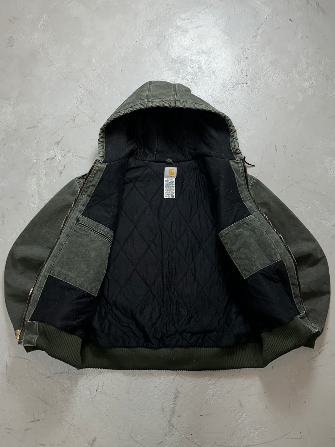 OG 칼하트 J130 액티브 자켓 칼하트 MOS 모스그린 상품이미지7