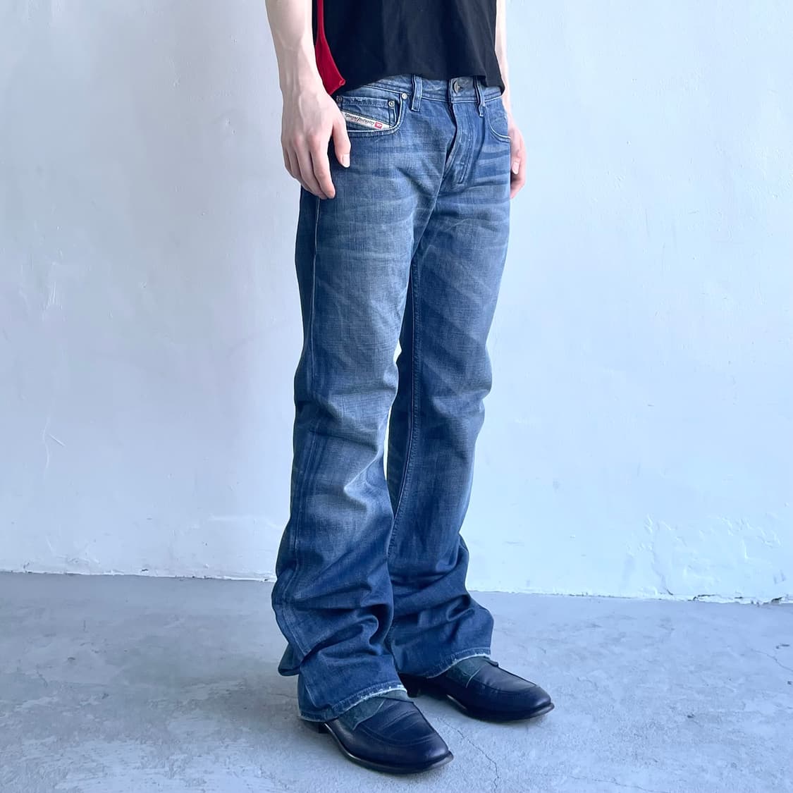 디젤 플레어 데님 팬츠 상품이미지2