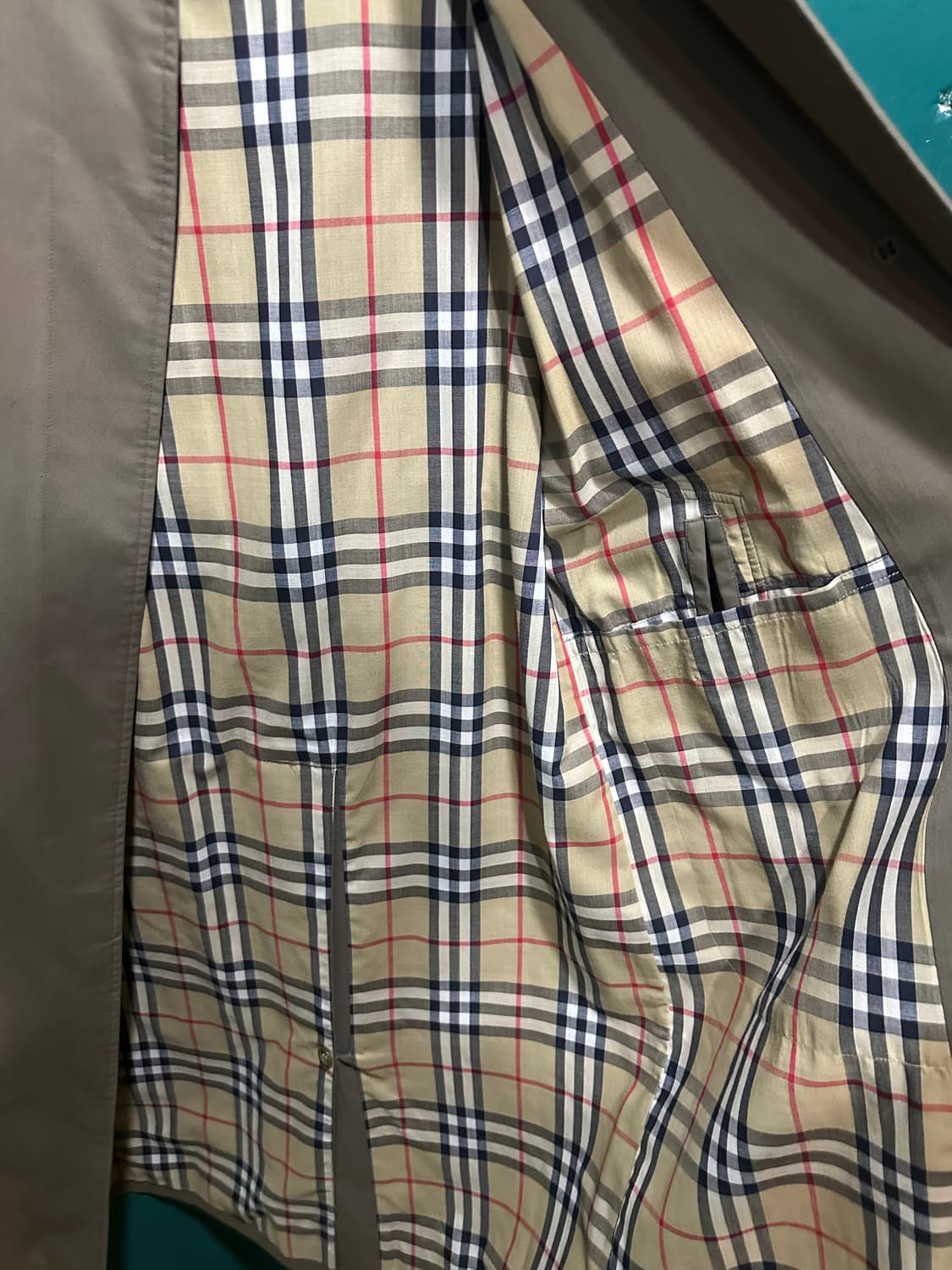 버버리 노바체크 여성 롱 트렌치코트 브라운 상품이미지7