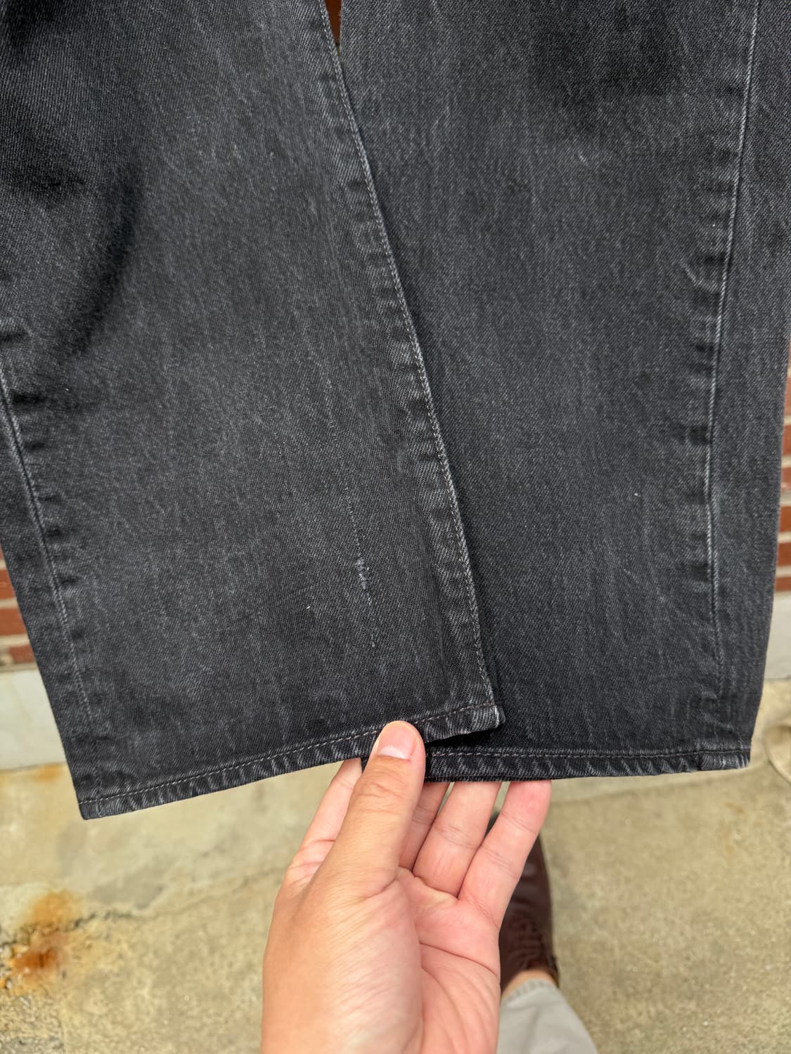 리바이스 501 흑청 38/32 버튼플라이 멕시코 상품이미지7