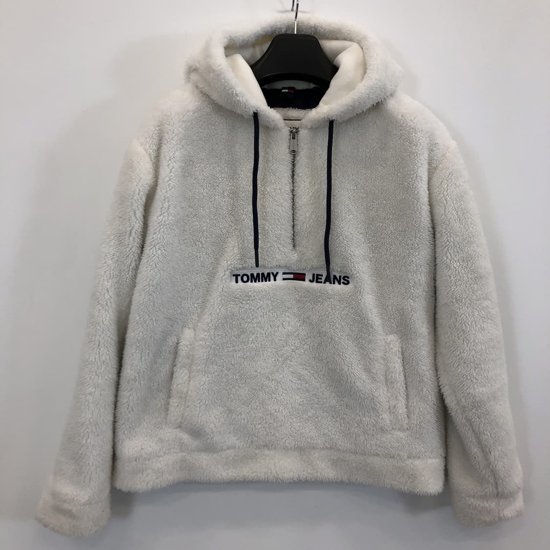 타미힐피거 테디로고 팝 오버 플리스후드 M 상품이미지1