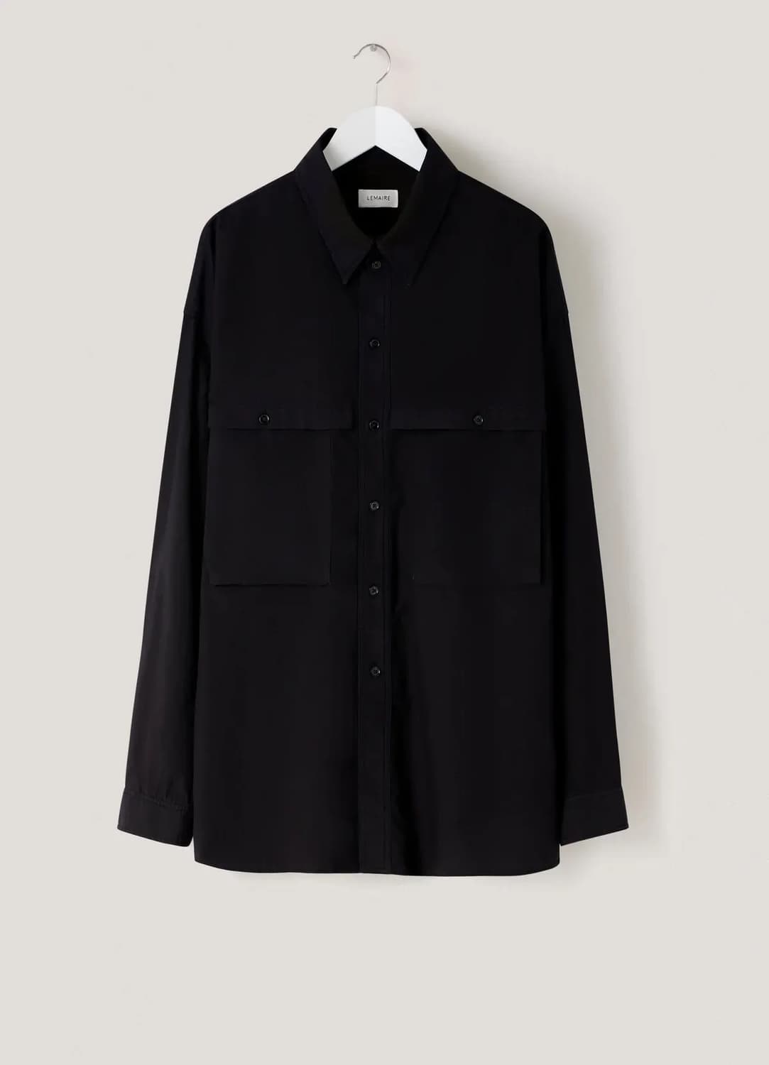 [46] 르메르 스톰플랩 셔츠 블랙 상품이미지5