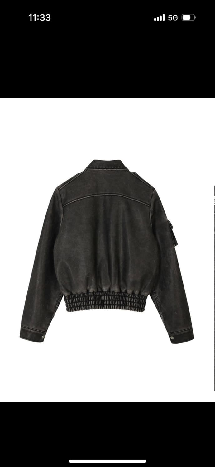 보헤미안서울 LEATHER BOMBER JUMPER 상품이미지2