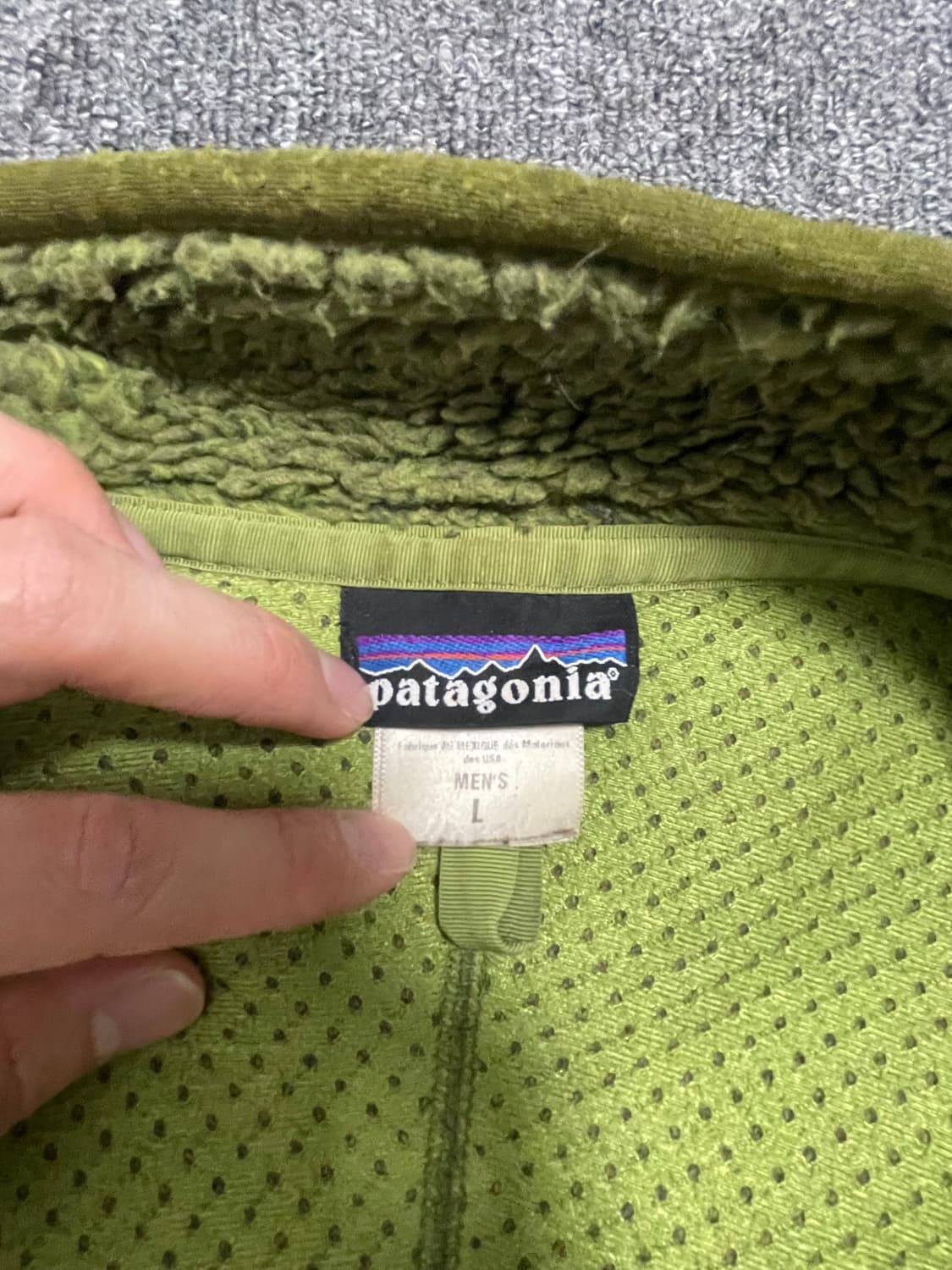 [L] 파타고니아 빈티지 딥파일 모스그린 상품이미지4
