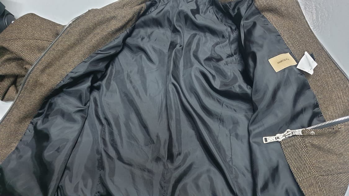 MARTIN PLAN 브라운 헤링본 자켓 L 상품이미지5