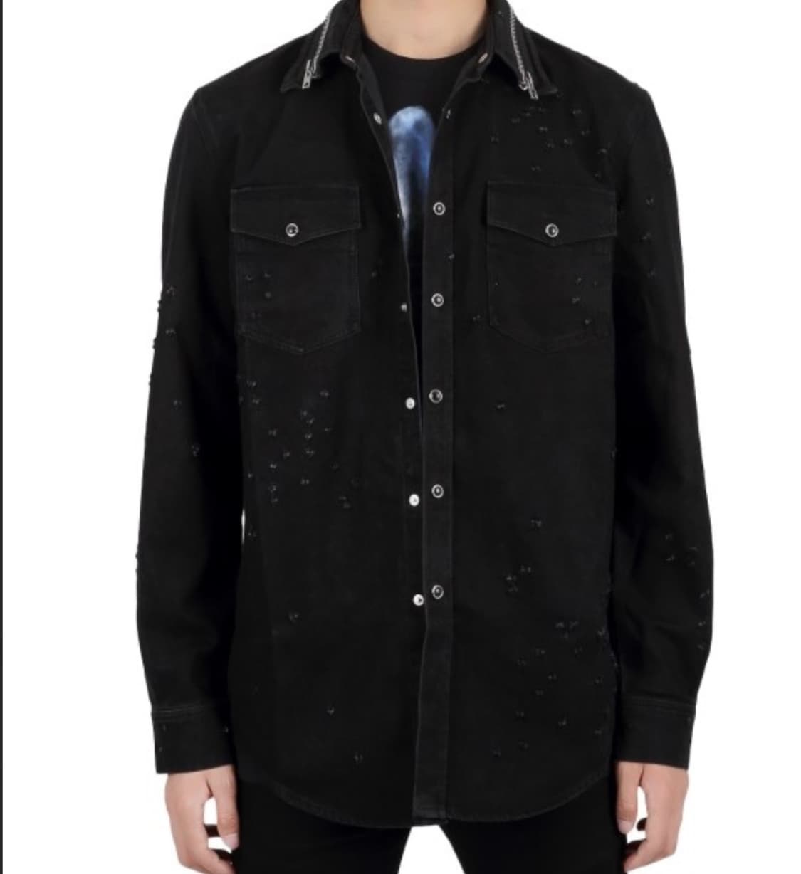 지방시 17FW 불렛 디스 지퍼 데님 셔츠 자켓 상품이미지1