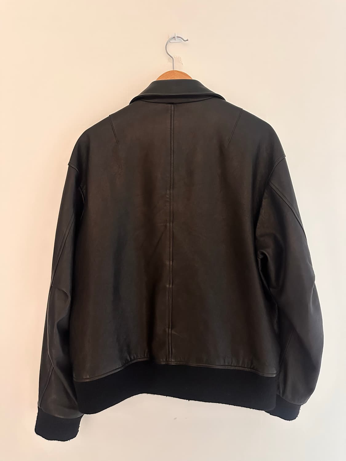 홀리선 캐피탈 레더 블루종 블랙 L 상품이미지4