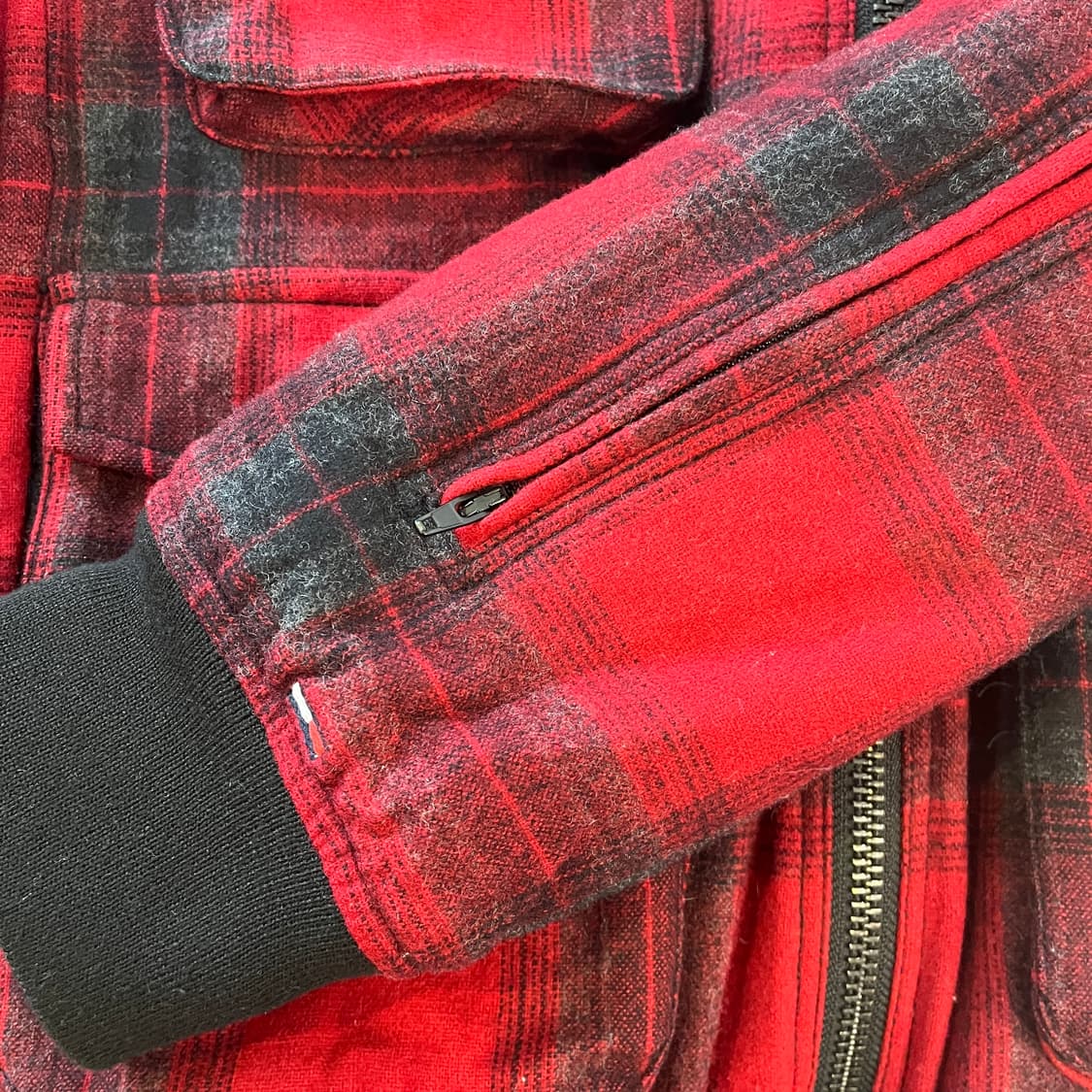 타미 힐피거 울체크 블루종 상품이미지5