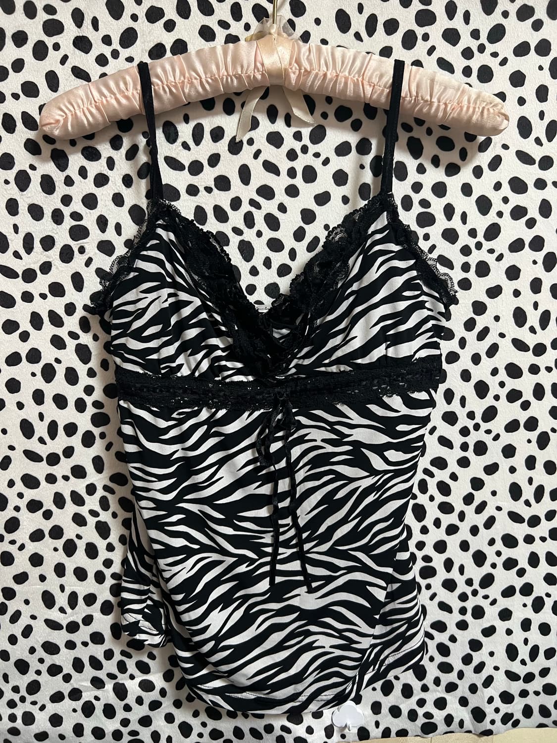 오네갸루 지브라 나시 슬리브리스 탑 상품이미지1