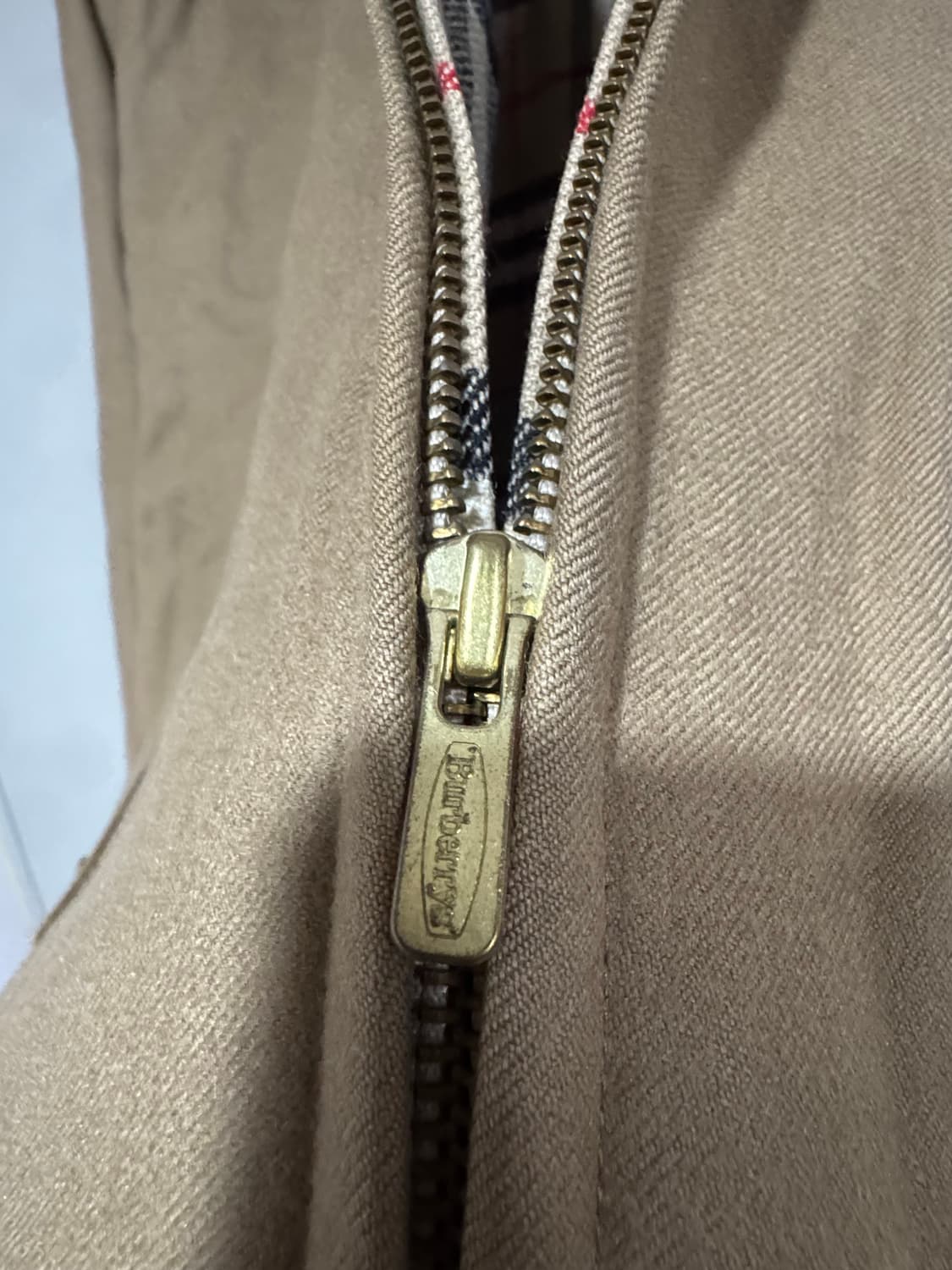 버버리 노바체크 울 헤링턴 봄버 블루종자켓 상품이미지5