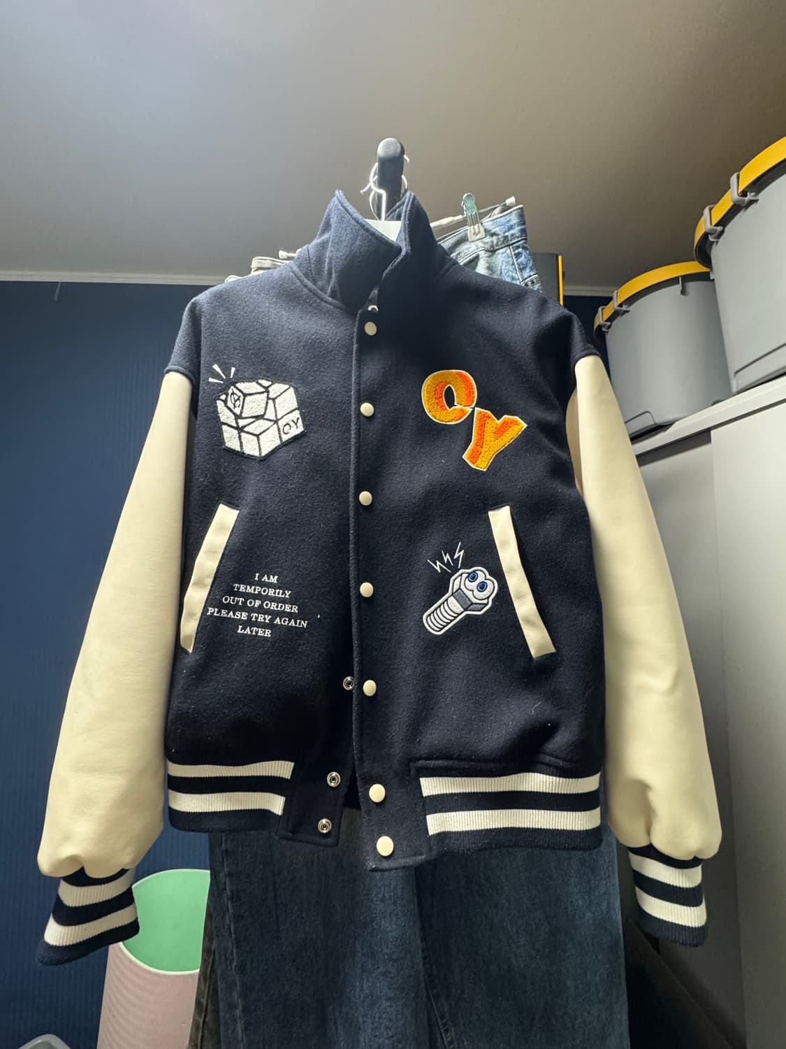 오와이 바시티 자켓 상품이미지3