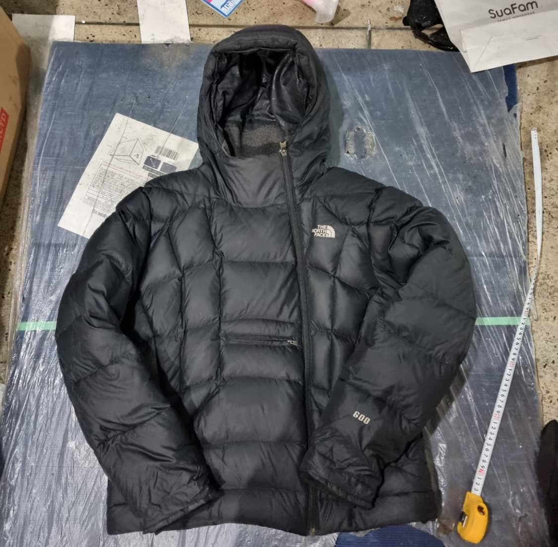 노스페이스 600 경량패딩 사선지퍼 상품이미지1
