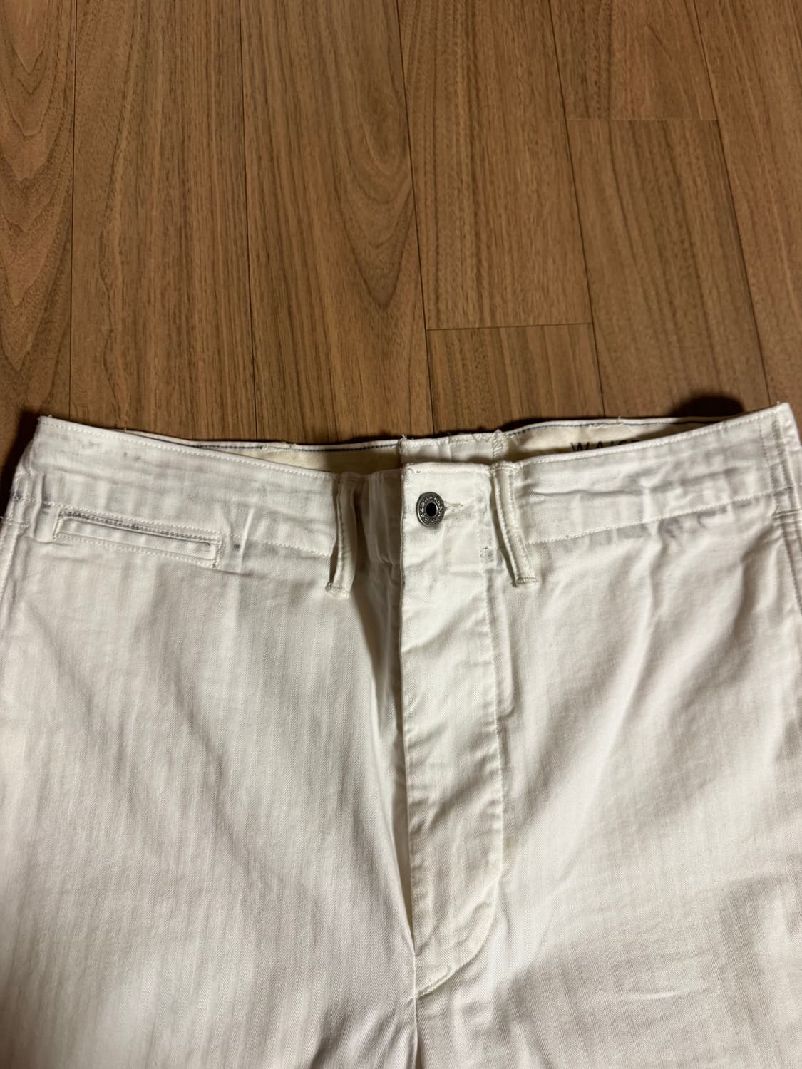 더블알엘(RRL) 헤링본 트윌 필드 팬츠 화이트 30/30 상품이미지2