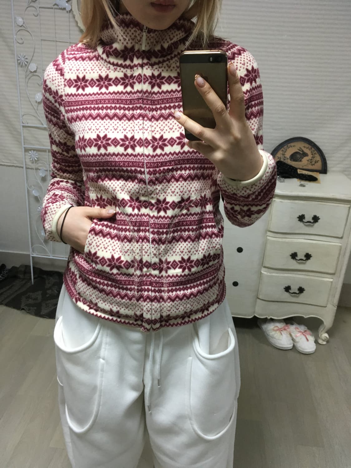 jpn vintage 노르딕 후리스 일본빈티지 상품이미지2