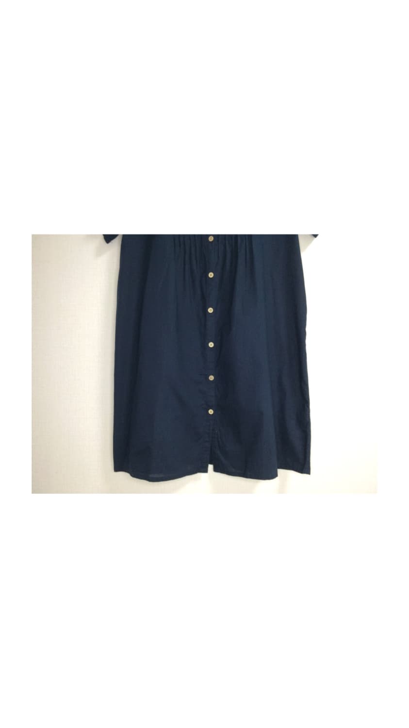 빈티지 네이비 반팔 튜닉 원피스 상품이미지3